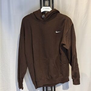 Gildan Dark‎ Brown Men's Hoodie with Logo